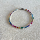 Bracciale tennis rainbow