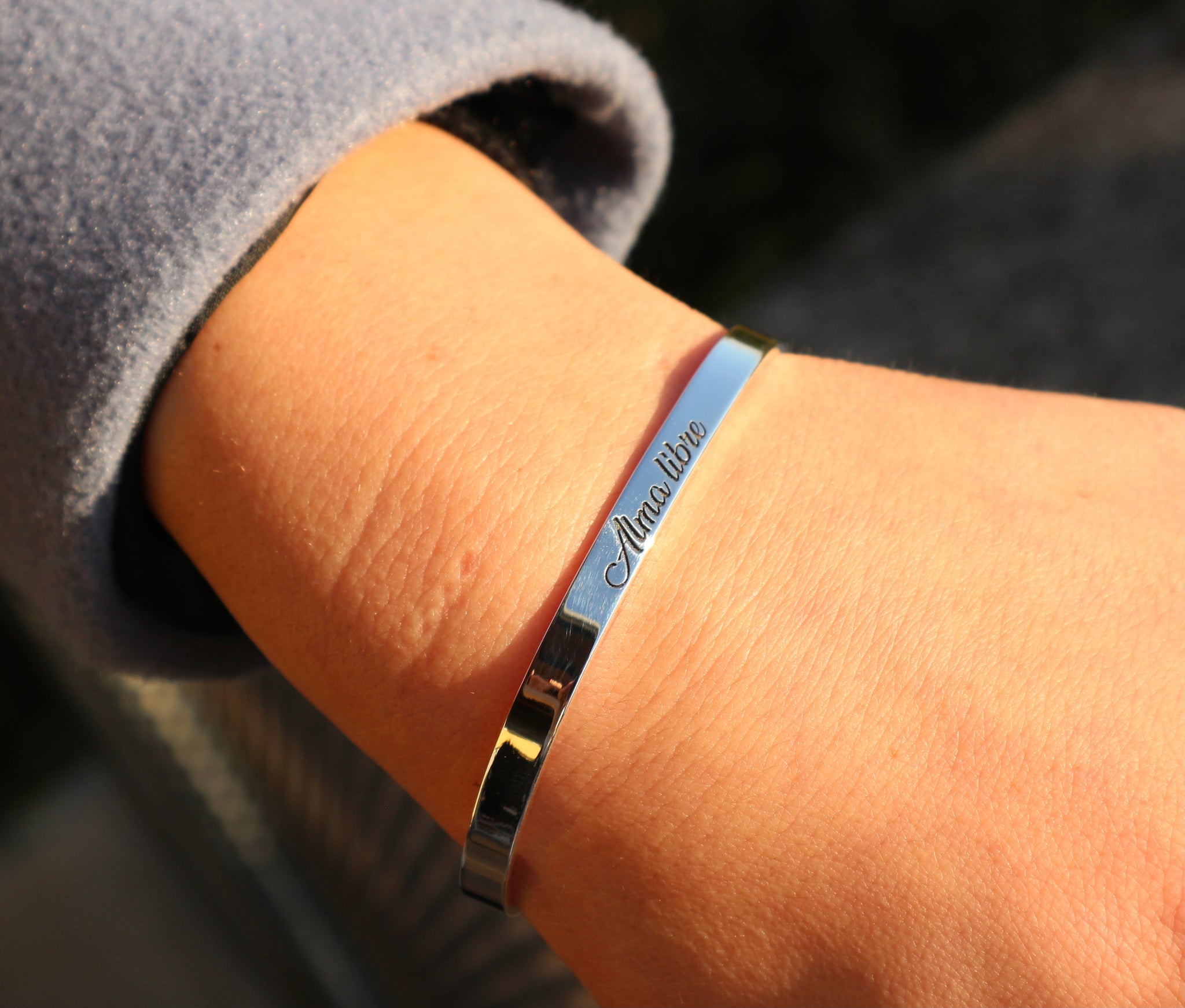 Bracciale Bracciale Con Targhetta In Argento Sterling 15cm - Personalizzabile Con Incisione Regalo Incisione - Foto 8